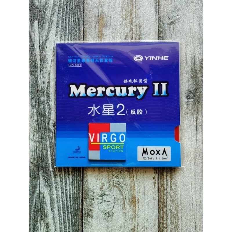 Yinhe Mercury ll spon tipis karet rubber bat bet pingpong mercury ll sponge tipis