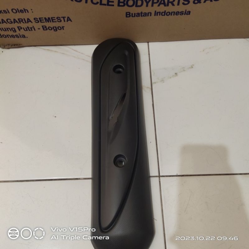 cover tameng tutup knalpot vario 110 techno