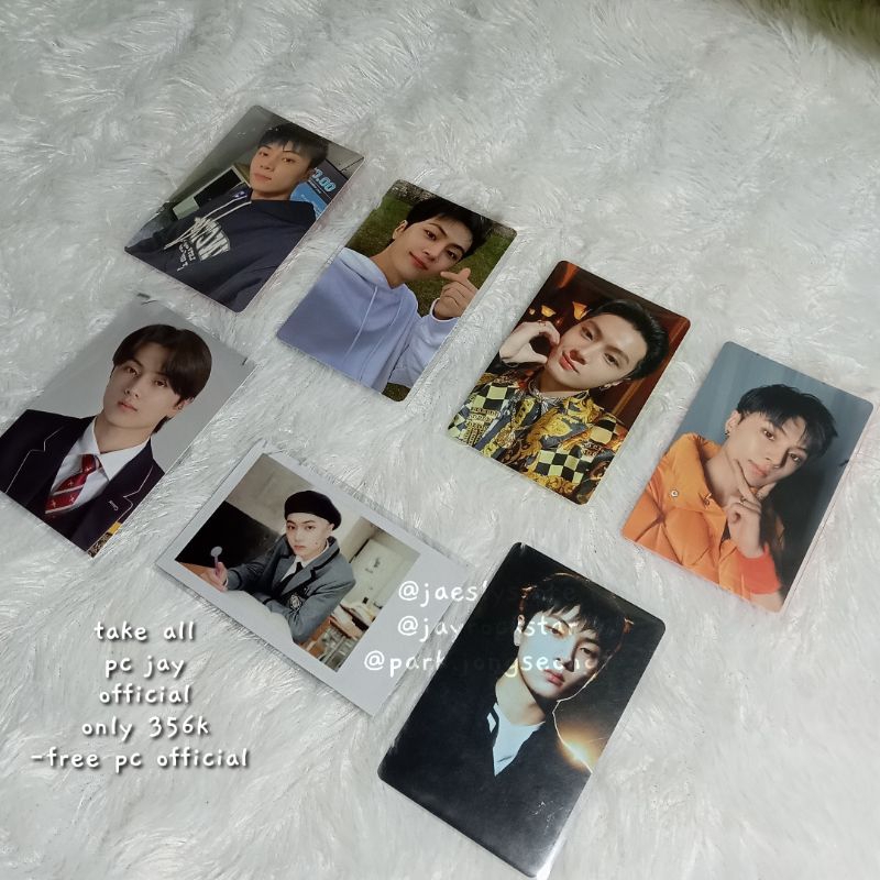 PC PHOTOCARD JAY SOLJACK, JAY HOODIE JAY DARK BLOOD WEVERSE VER JAY MANIFESTO JAY SEASON GREETING OF