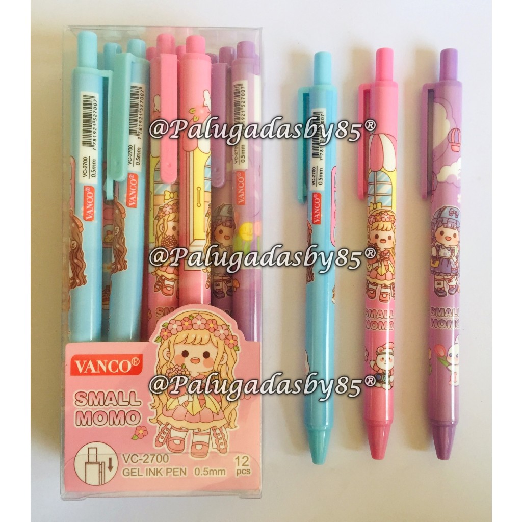 

(1 Biji) Bolpen VANCO VC-2700 0.5 mm Gel Pen Click Hitam / Pulpen Vanco VC-2701 / Gelpen Vanco VC-2702 / Gel Pen Click Vanco VC 2700