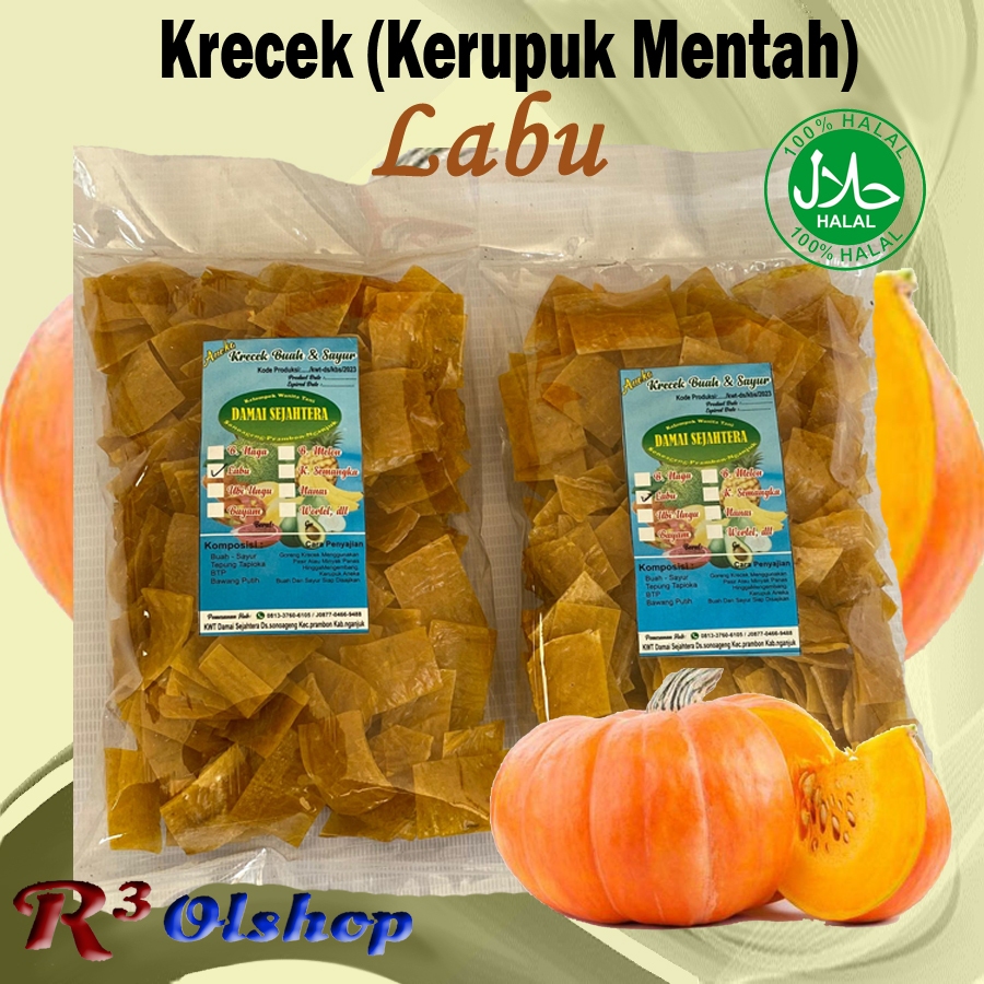 

Krecek (Kerupuk Mentah) Labu