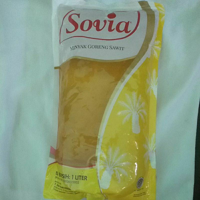 

minyak goreng Sovia 1 liter