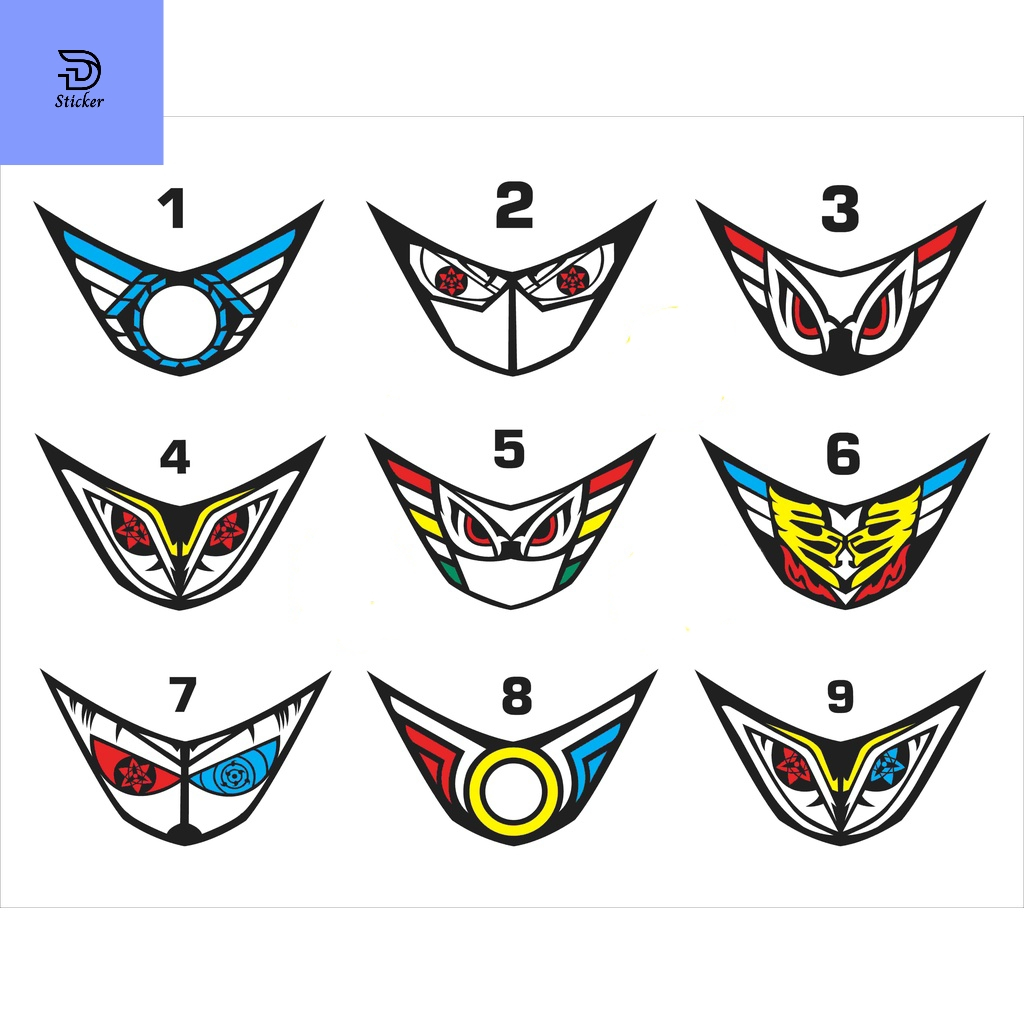 Stiker Lampu Depan dan Sein Beat Terbaru / Beat Street