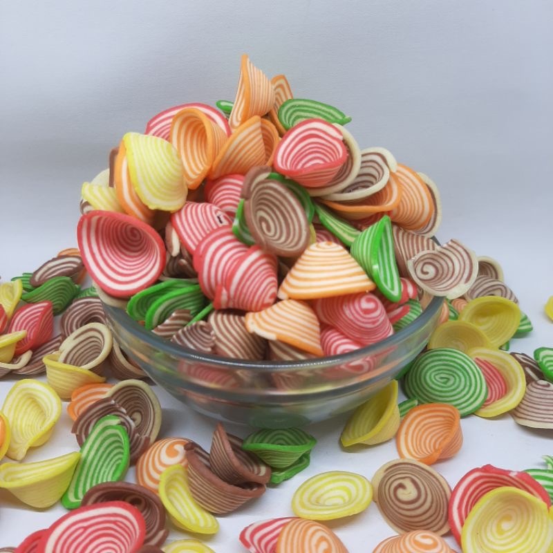 

snack cemilan Kuping gajah contong mini 250 gr
