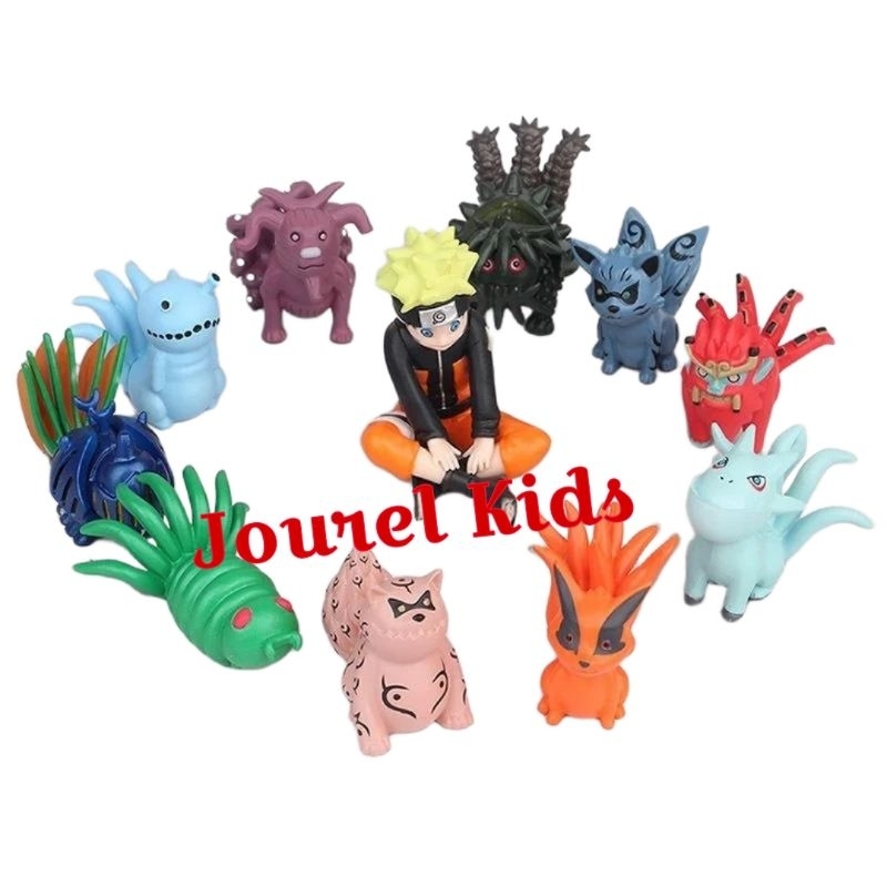 Action Figure Set 11 Uzumaki Kurama Kakuo Naruto Bijuu