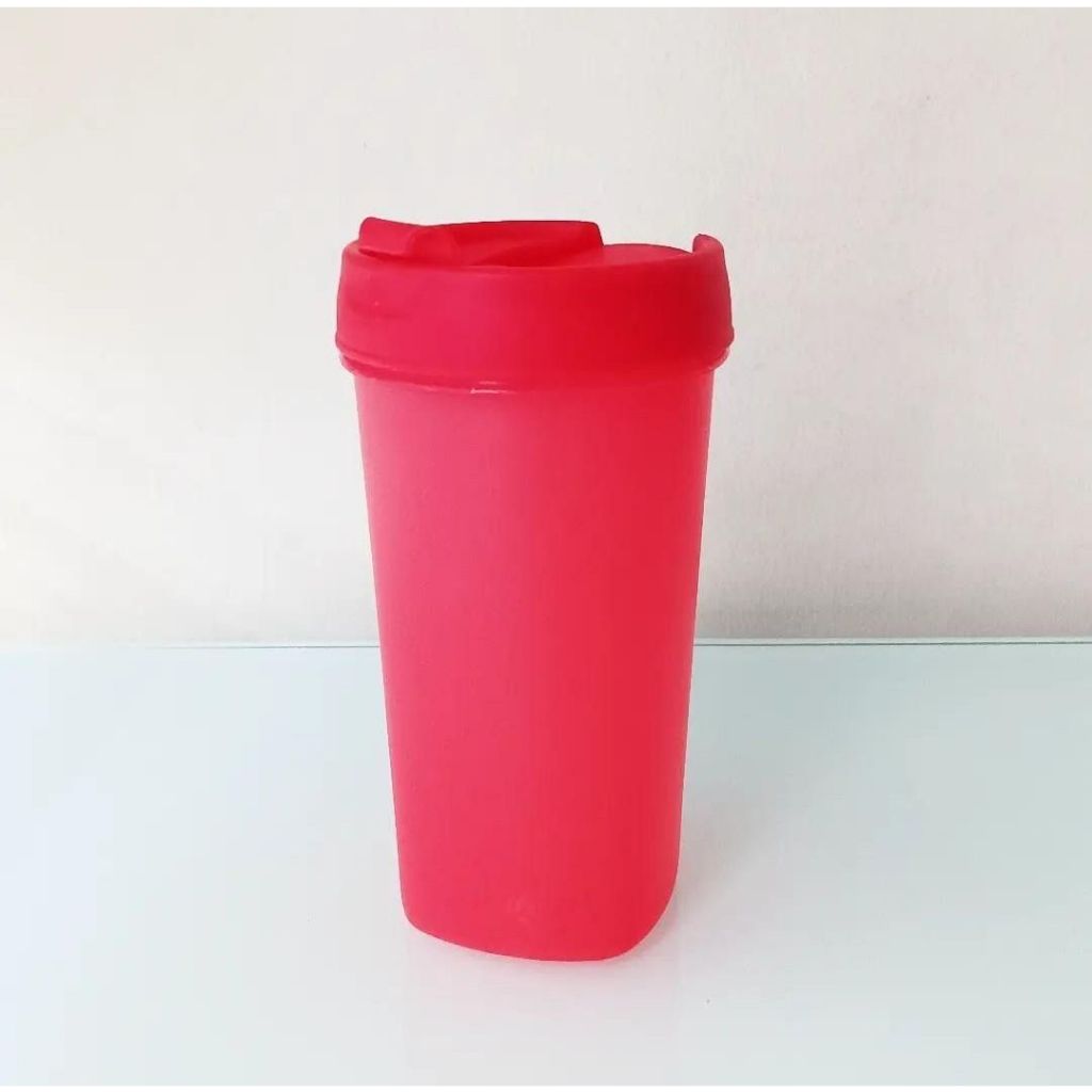 Tumbler Botol Minum Plastik Kecil Merah