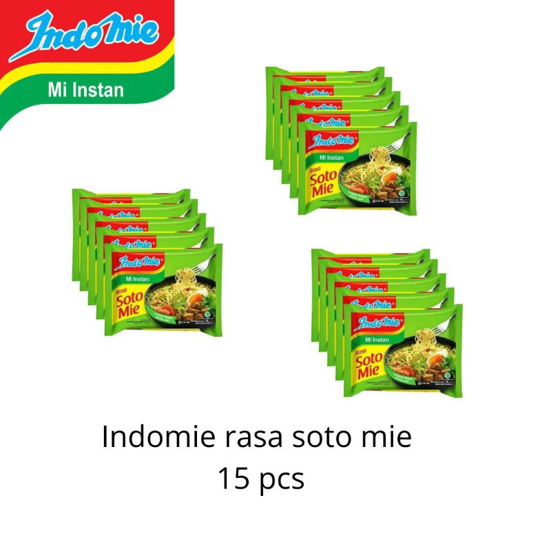 

indomie rasa soto mie 15 pcs