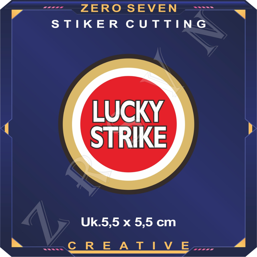 

STIKER LUCKY STRIKE PRINT & CUTTING