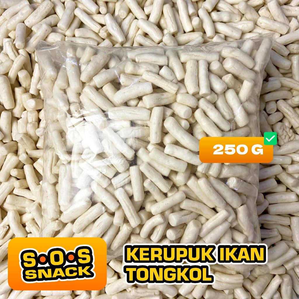 

SOS - 250 Gram Kerupuk Tongkol Original Asin Gurih Nikmat Rasa Ikan Tongkol