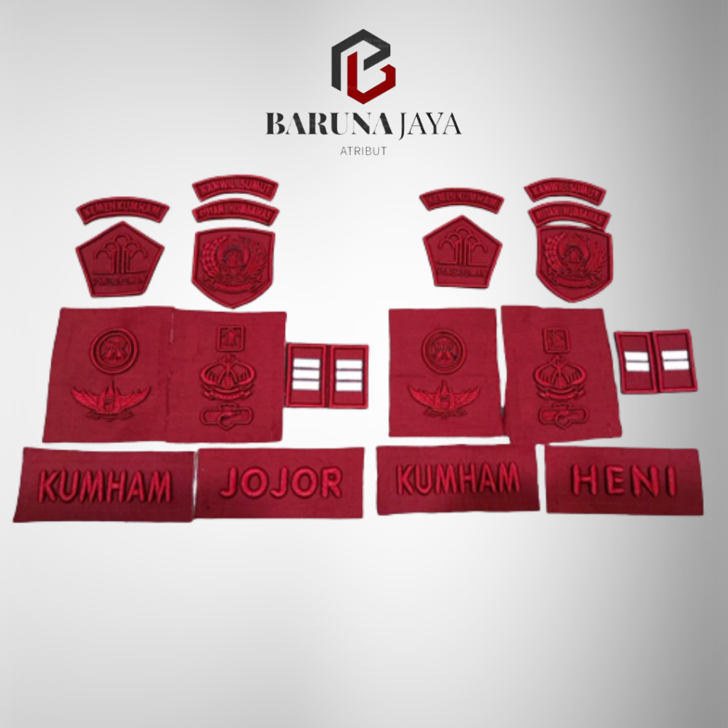 Atribut/Badge Kemeja Tactical Kemenkumham Terbaru