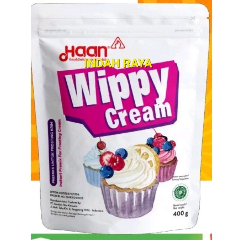 

HAAN WIPPY CREAM 400G per bks