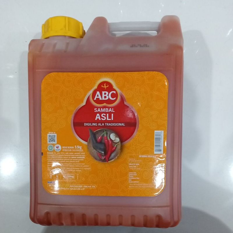 

Mahbubah - ABC 5.5 Kg Sambal Asli Jurigen