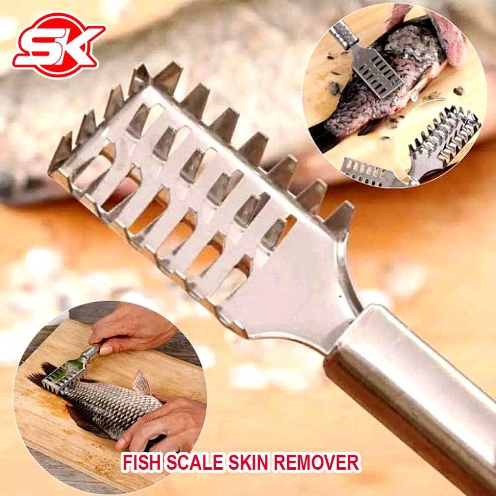 ALAT PENGUPAS SISIK IKAN STAINLESS – CEPAT BERSIH TANPA BAU TANPA LUKA