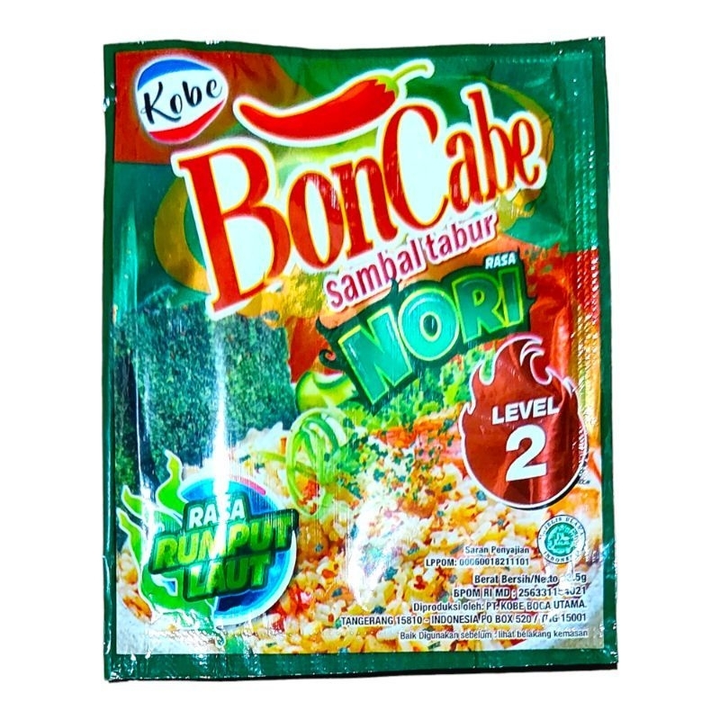 

Makan Mantab Pake: BONCABE Sachet Rasa NORI Level 2 - Rasa Rumput Laut