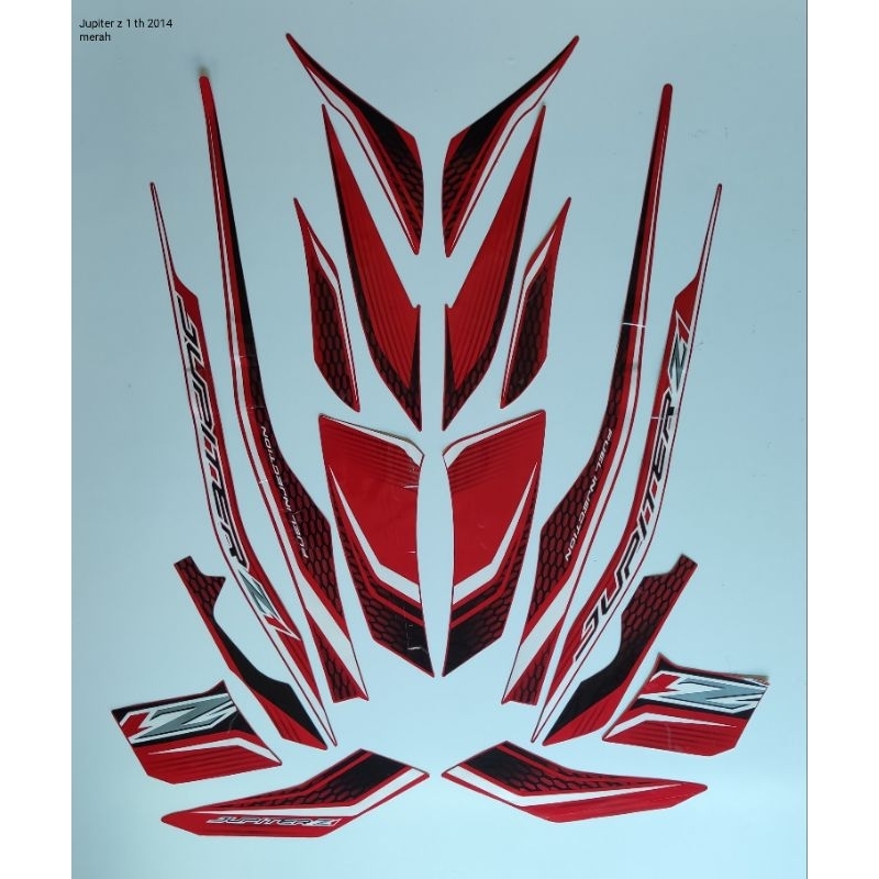 STRIPING YAMAHA JUPITER Z1 TH 2014/merah