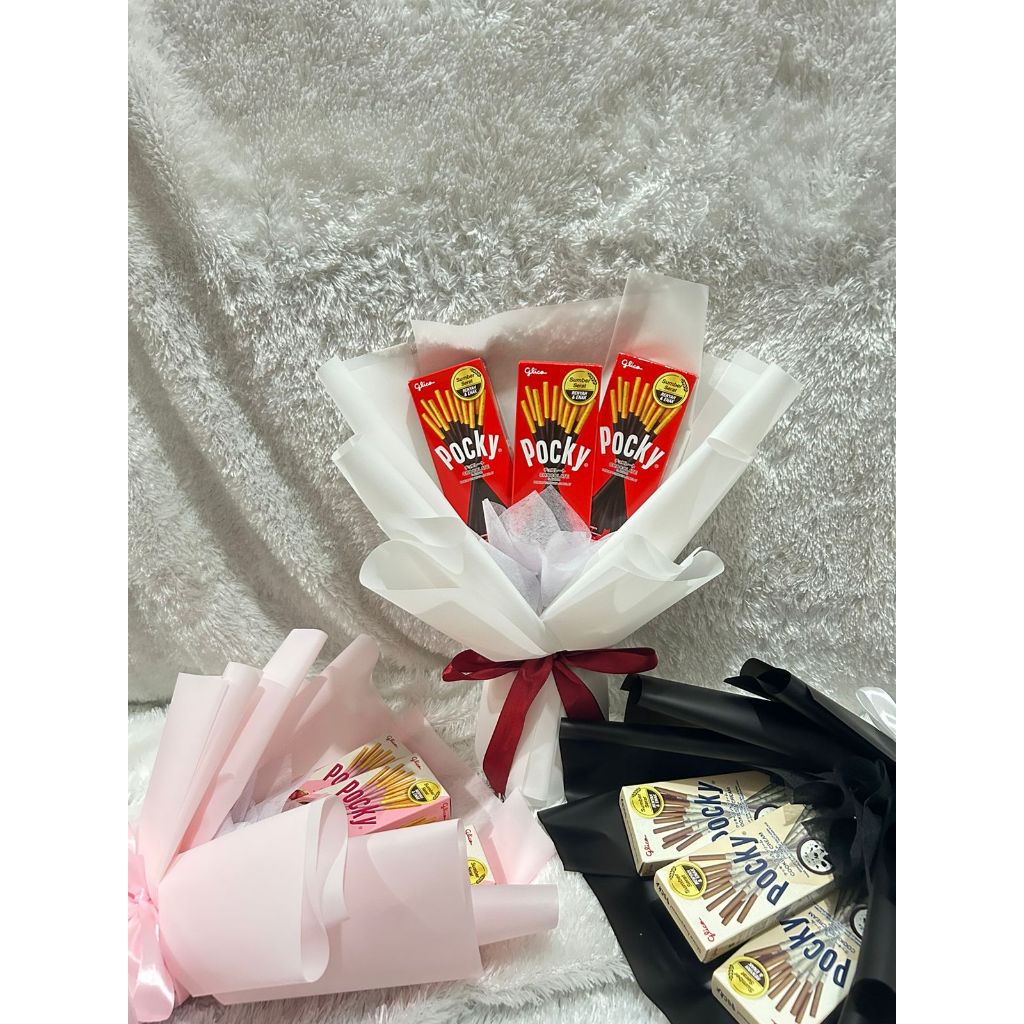 

(Ready Stock) FREE PACKING Bouquet / Buket pocky untuk Wisuda / Hari Ibu / Ulang Tahun / Hadiah / Anniversary / Valentine / Hari Guru