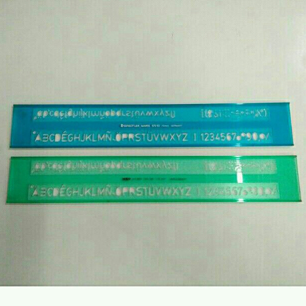 

Penggaris Sablon Mall Huruf - Angka 10 mm