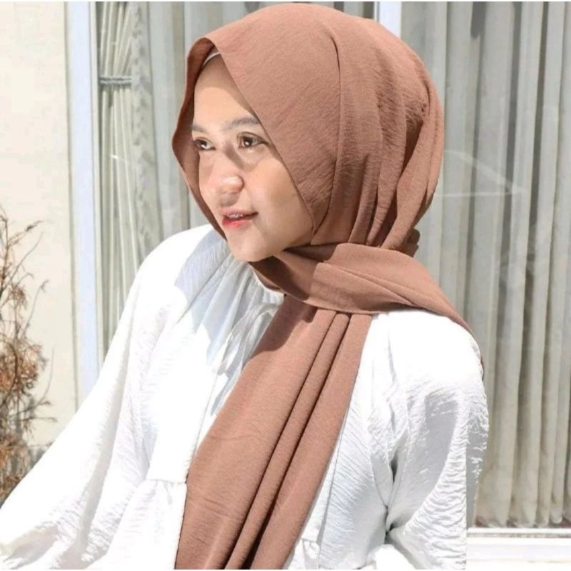 HIJAB PASMINA CRINKLE AIRFLOW PREMIUM ll crinkle airflow