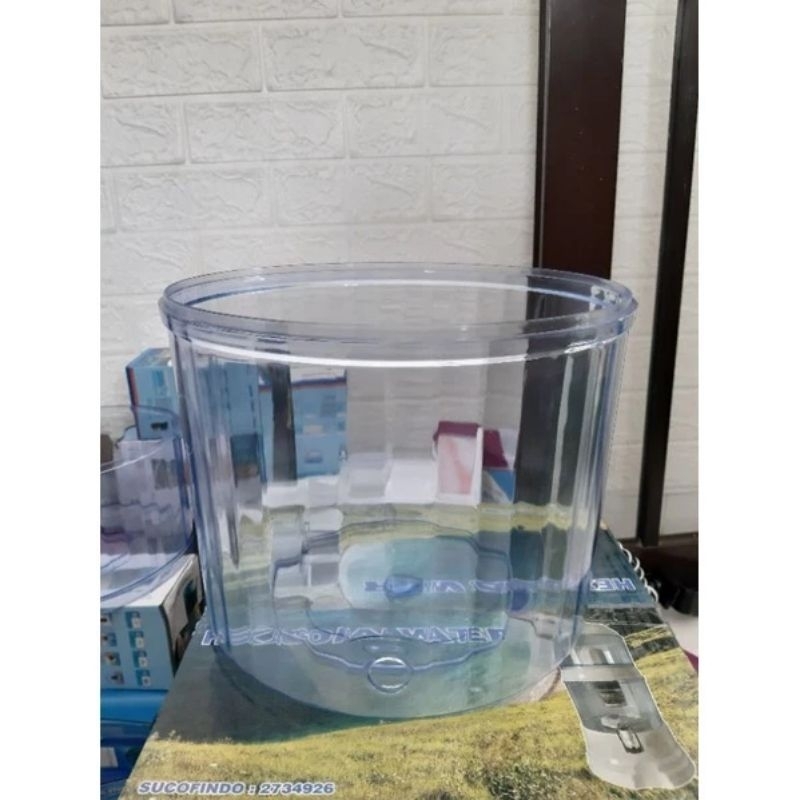 tabung hexagonal mineral water pot