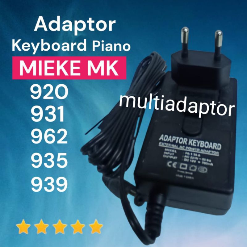 adaptor keyboard piano Mieke mk-920,mk-931,mk-935,mk-939,mk-962 kwalitas bagus