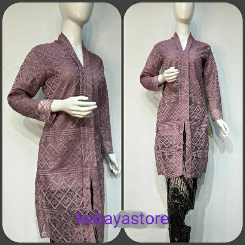 Kebaya Kutu baru panjang//Kebaya tunik brokat//kebaya brokat//kebaya fevorite