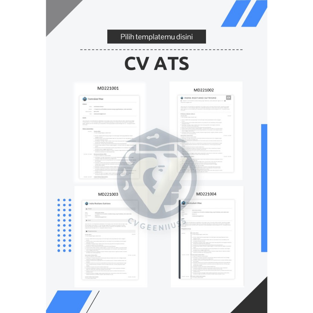 

Termurah CV ATS Friendly