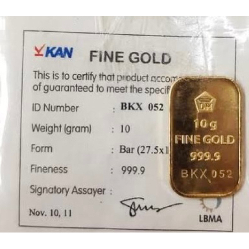 Mas Antam berdiri 10 gr logam mulia antam perhiasan cantik wanita 100% real