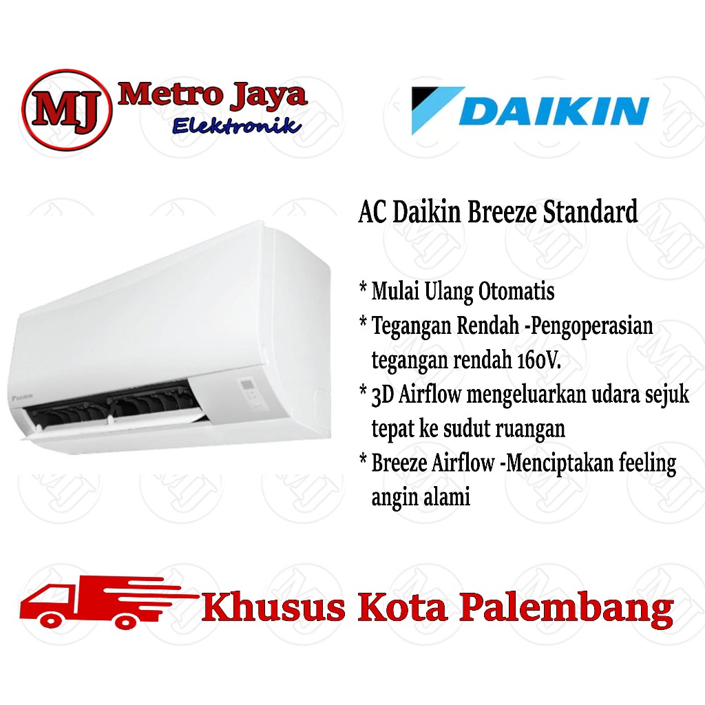 Ac Daikin 1/2 PK STP 15AV9 AC Split Breeze Standard