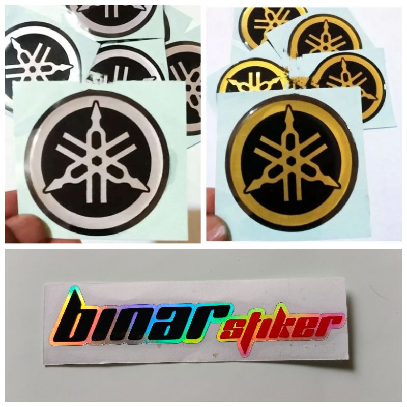 STIKER TIMBUL EMBLEM 4,5 CM LOGO YAMAHA NMAX. LEXI. AEROX