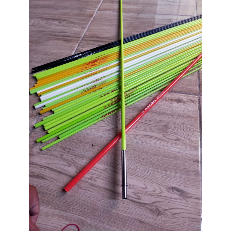 RB22 satu set blank fiber sayap layangan gapangan 100cm ,150cm,200cm