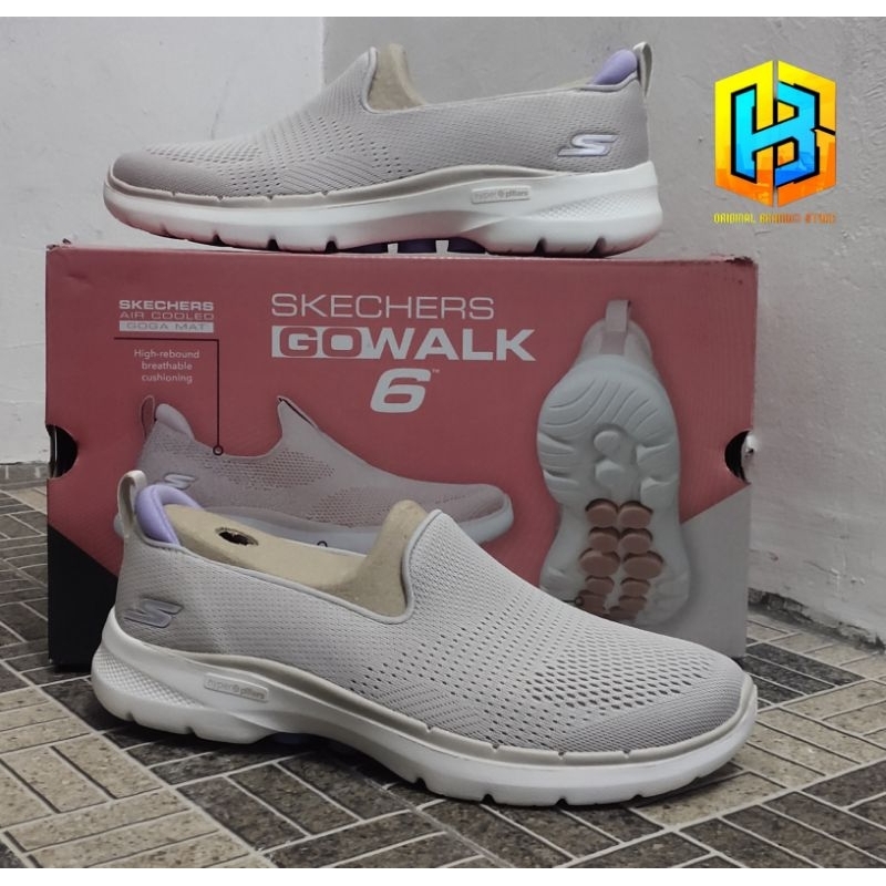 Skechers Go Walk 6 Ocean Splash / Machine Washable (124571TPLV)