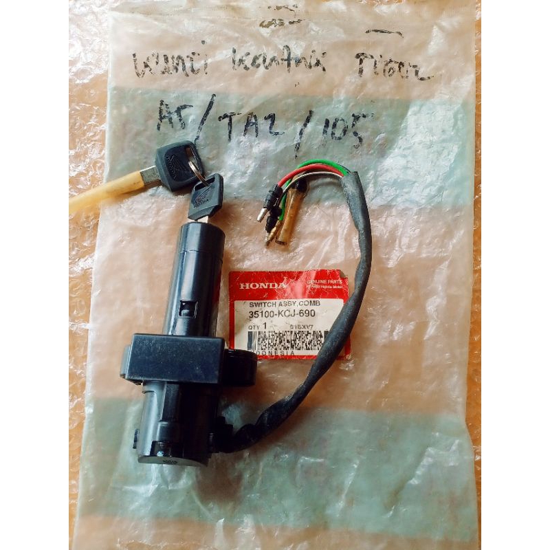 Kunci kontak only honda Tiger Lawas Tilas Kunci kontak Tiger Lama Tiger 2000 Tilam Original AHM 3510