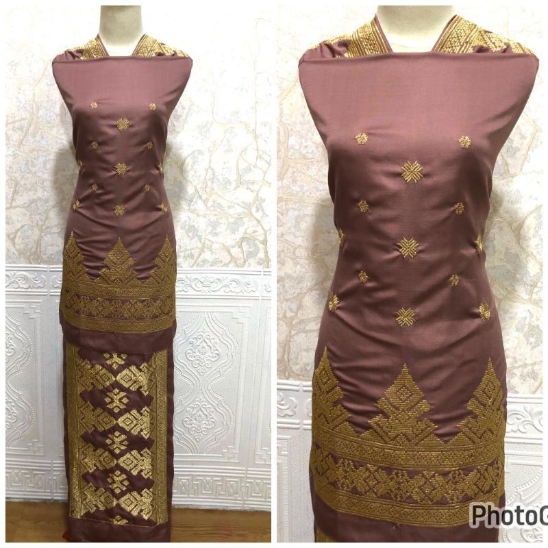 bahan baju kurung songket