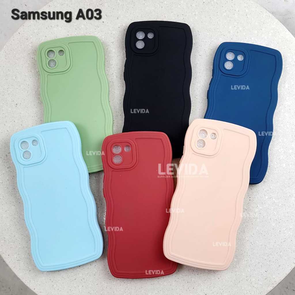 Samsung A03 Samsung A04 Samsung A11 M11 Samsung A12 M12 Samsung A7 2018 Case Gelombang / Case Wavy S