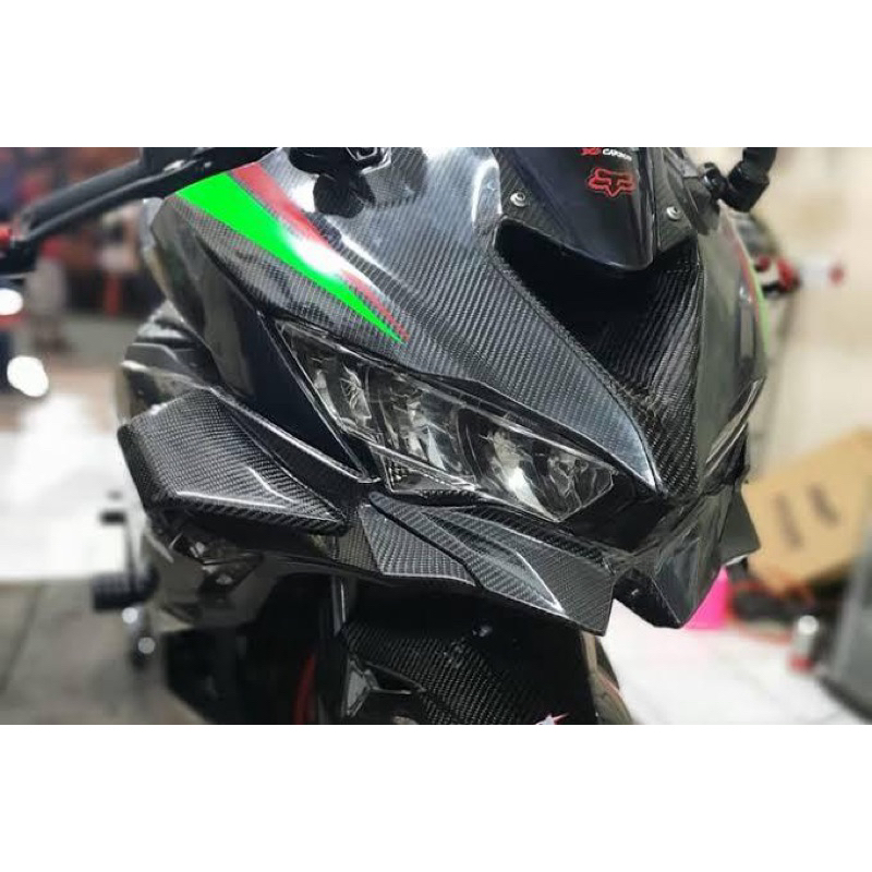 side Winglet fairing ZX25R Carbon kevlar asli pnp winglet samping zx25r winglet zx25r winglet faring