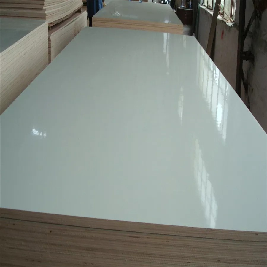 Triplek melamin SM putih Glossy 3mm (120x40)cm, melaminto plywood, white