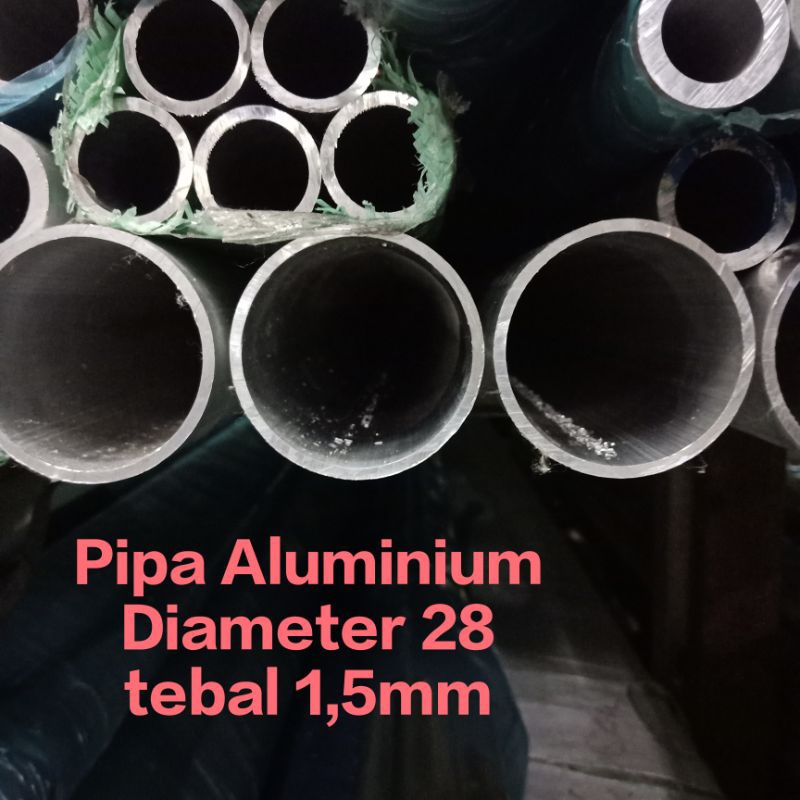 Pipa Aluminium od 28 x id 25 x 1000