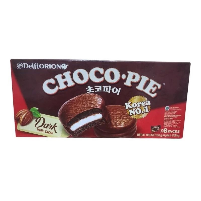 

Delfi Choco Pie Orion 6pck Korea No. 1/ 180gr