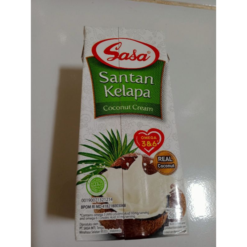 

Sasa Santa Kelapa 1 Pcs 200ml