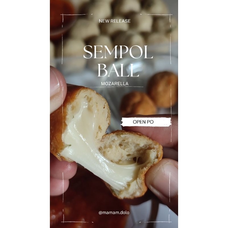 

SEMPOL BALL MOZARELLA / PENTOL / FROZEN FOOD