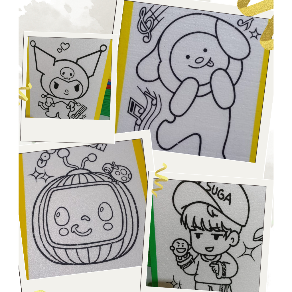 

MOTIF BARU !!! STYROFOAM MELUKIS MEWARNAI