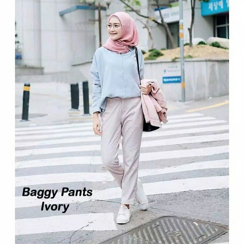 CELANA BAGGY PANTS // CELANA KERJA // CELANA FORMAL // AMERICAN DRILL PREMIUM