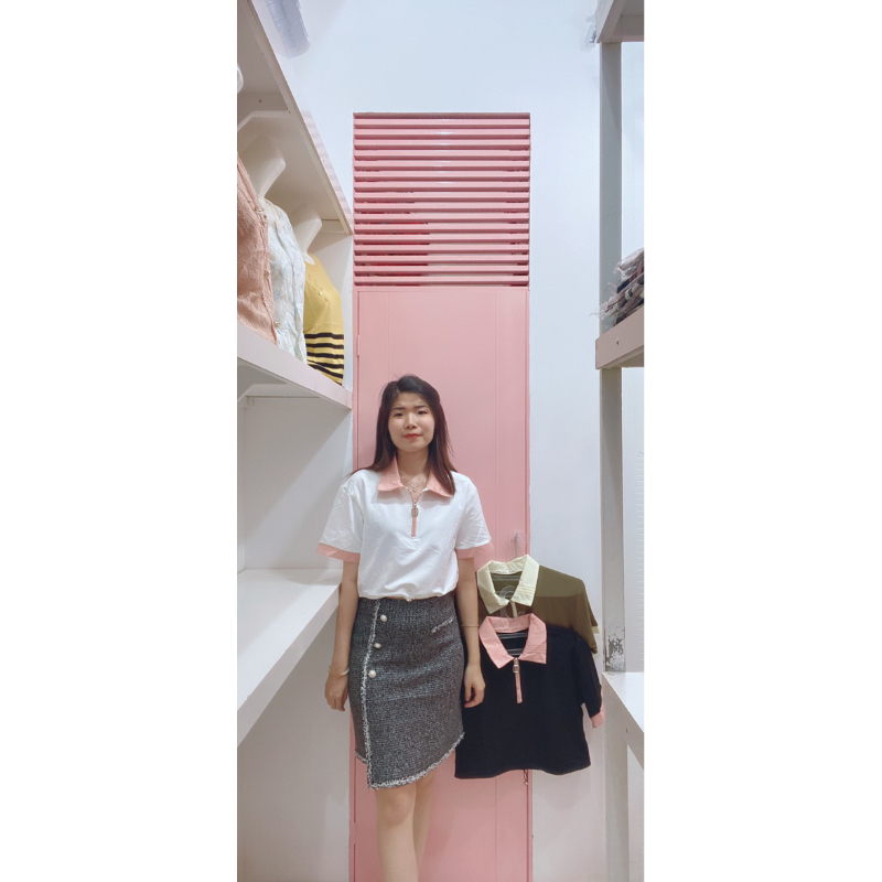 Kaos kerah resleting