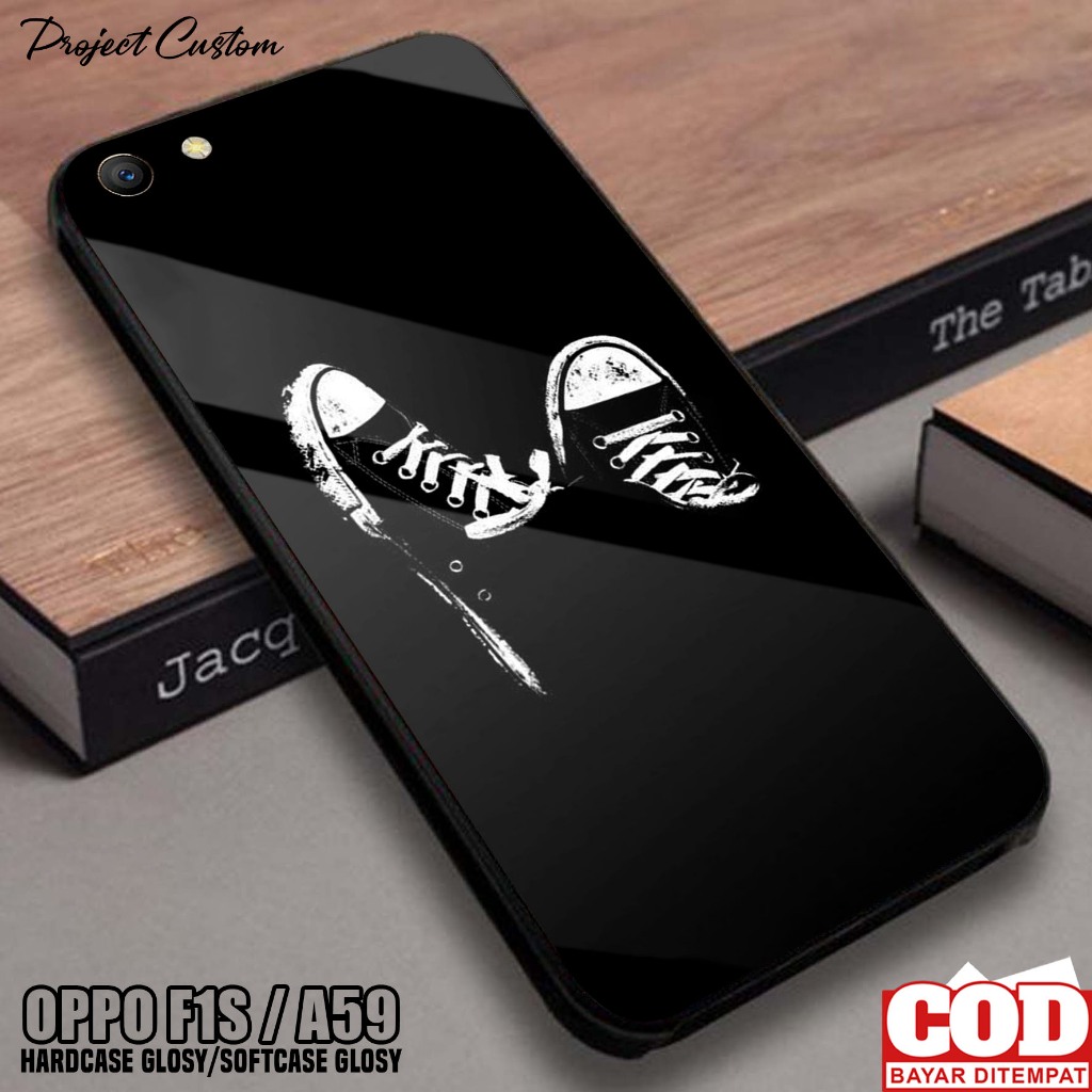 Case Oppo F1S - Casing Hp Oppo F1S [ BLCK ] - Kondom Hp - Softcase Glass Kaca - Mika Hp - Case Terla