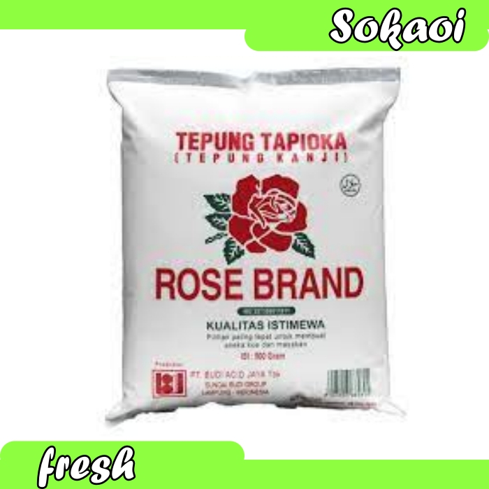 

TEPUNG TAPIOKA KANJI ROSE BRAND 500 GR