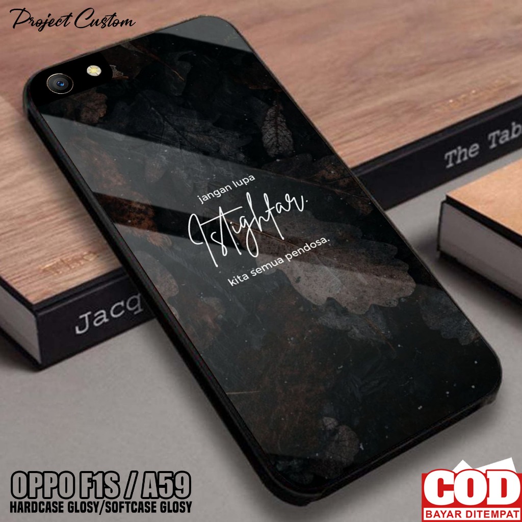 Case Oppo F1S - Casing Hp Oppo F1S [ QTS ] - Kondom Hp - Softcase Glass Kaca - Mika Hp - Case Terlar