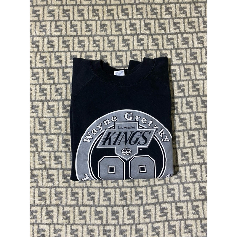 Vtg NHL LA Kings Trench Crewneck