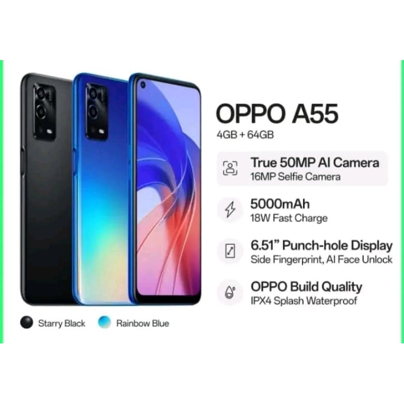 oppo a55 ram 4/64gb