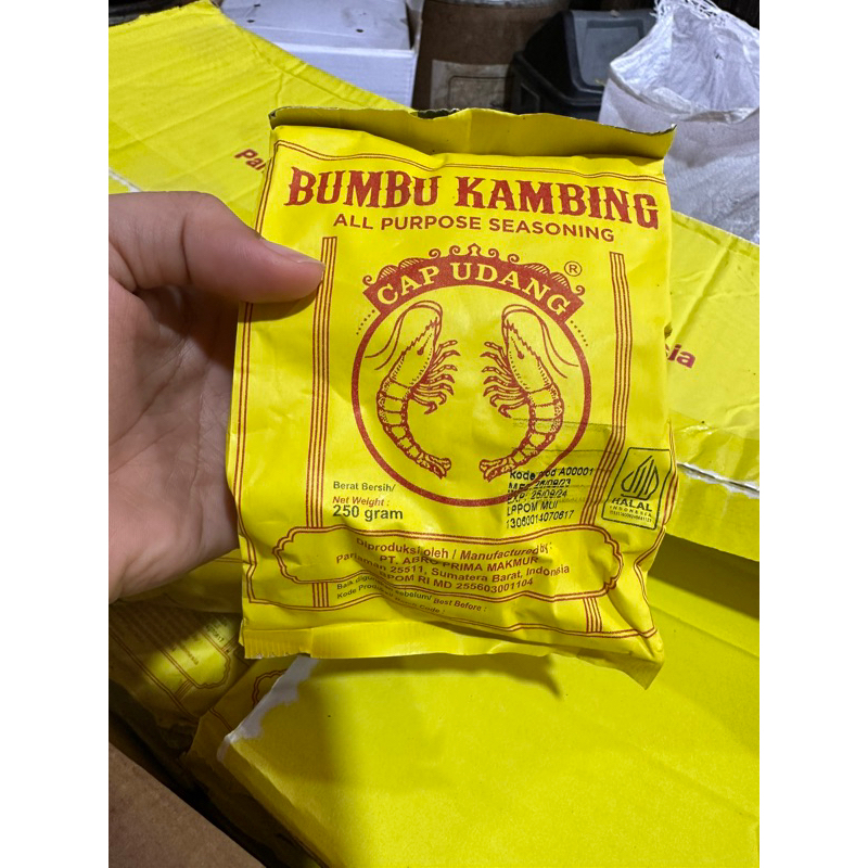 

bumbu kambing cap udang 250 gram