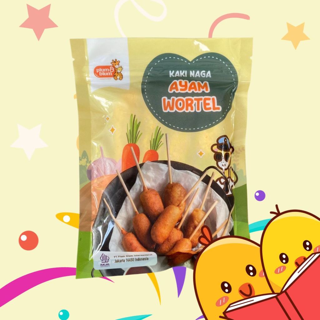 Plum &amp; Blum Kaki Naga Ayam Udang Seafood No MSG-  1 Pouch